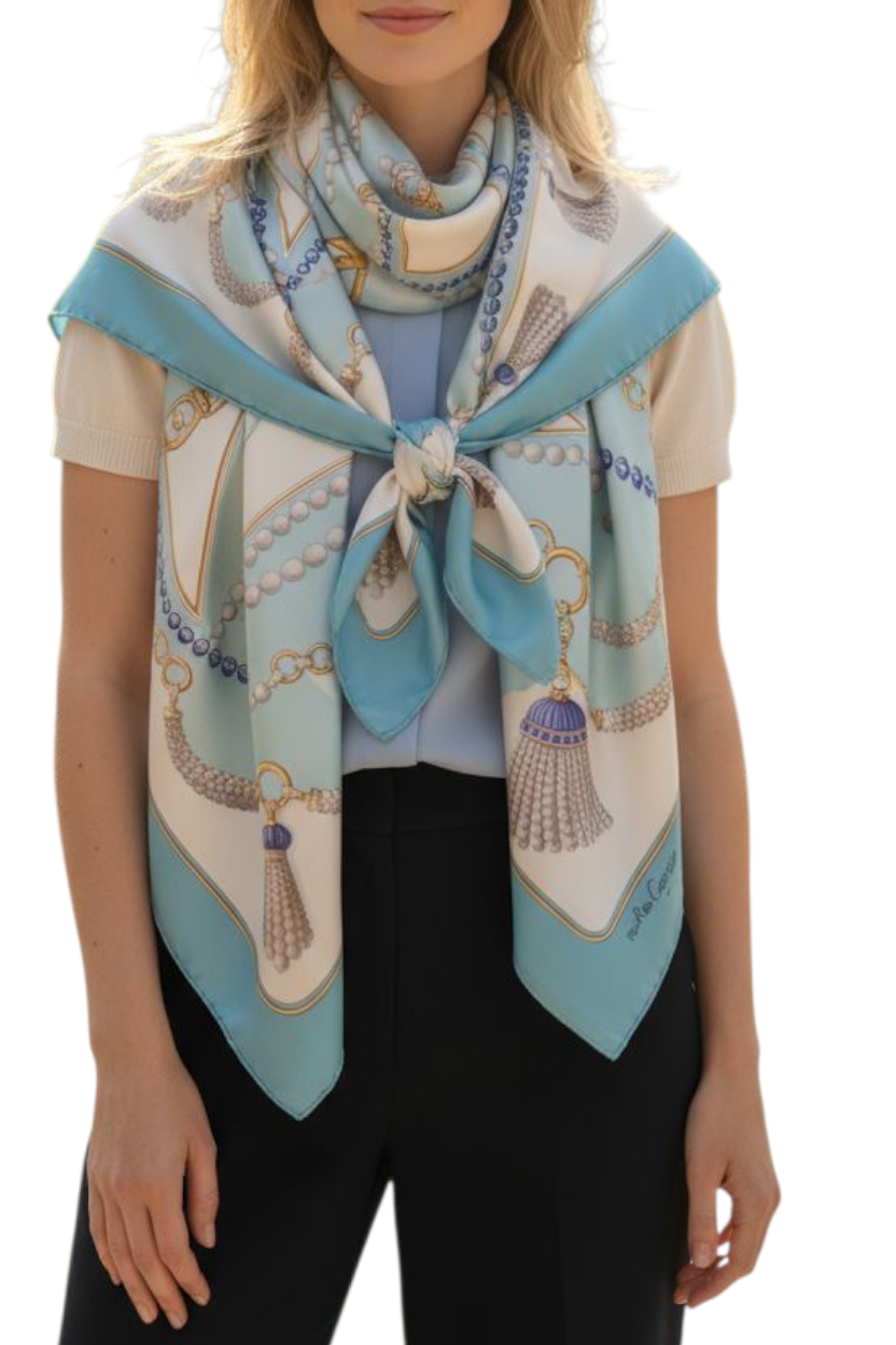 Carré de soie Cartier